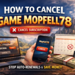 How to Cancel Game Mopfell78: A Simple, No-Stress Guide for Every Player